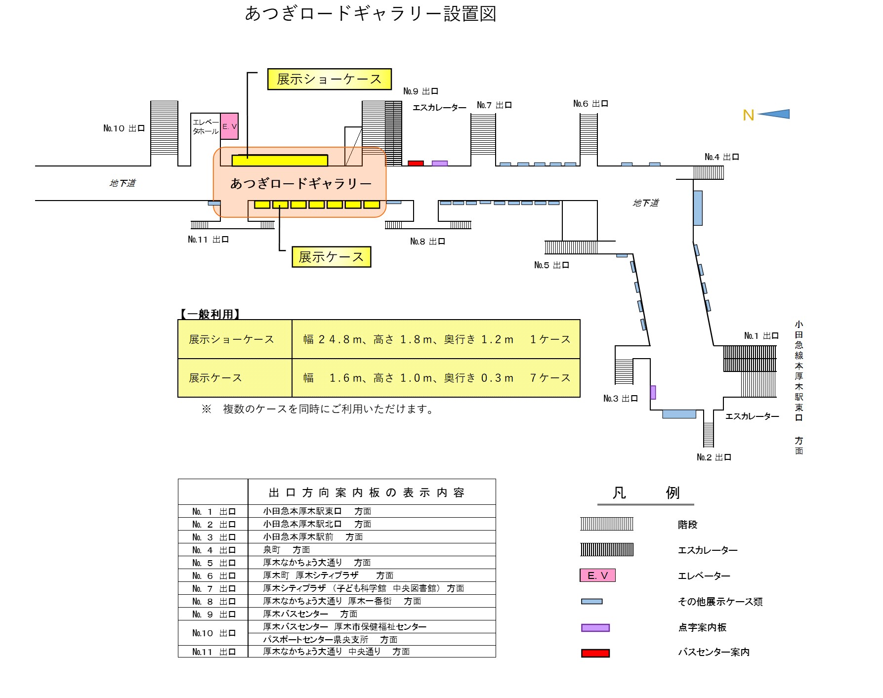 ロードギャラリー設置図