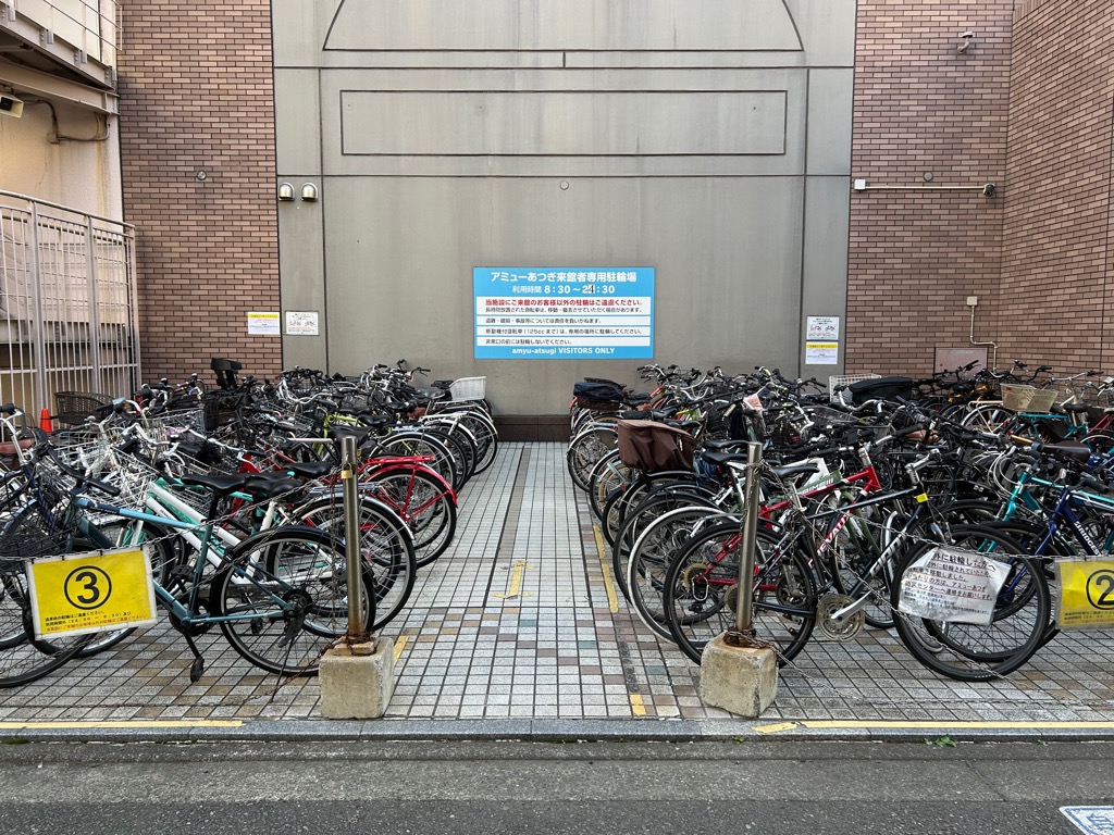 有料化前の駐車場風景