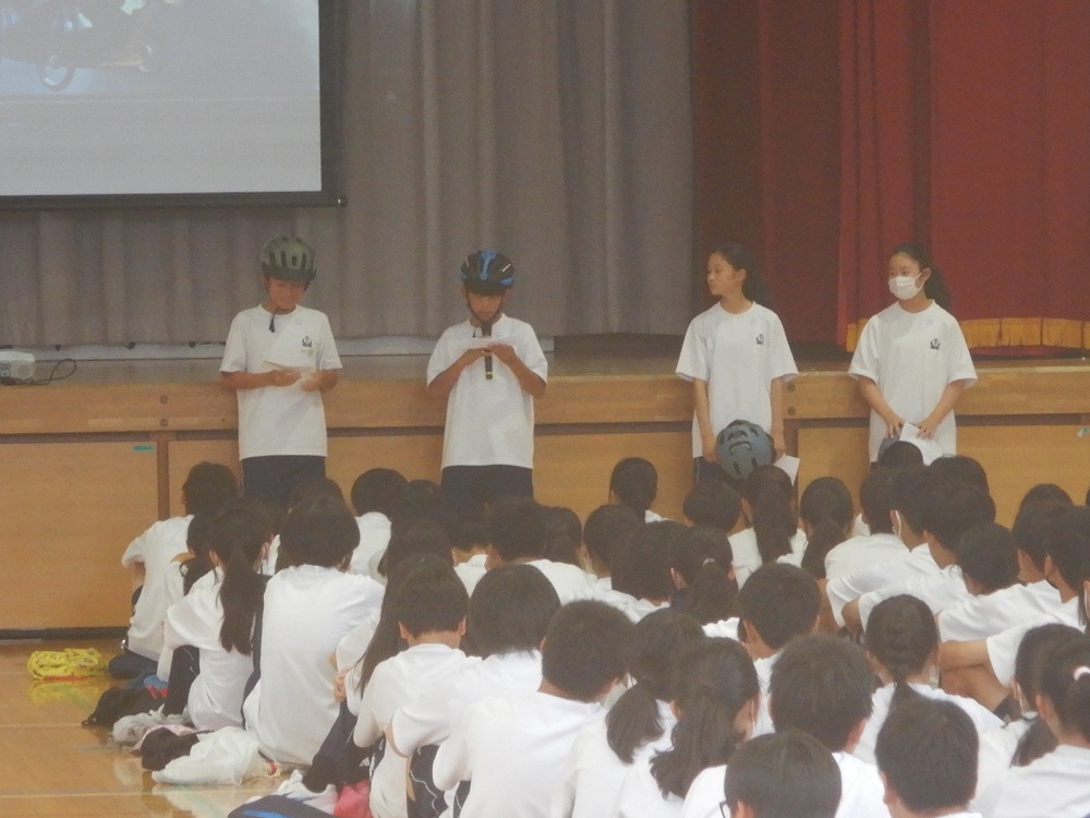 東名中 スケアード・ストレイト交通安全教室