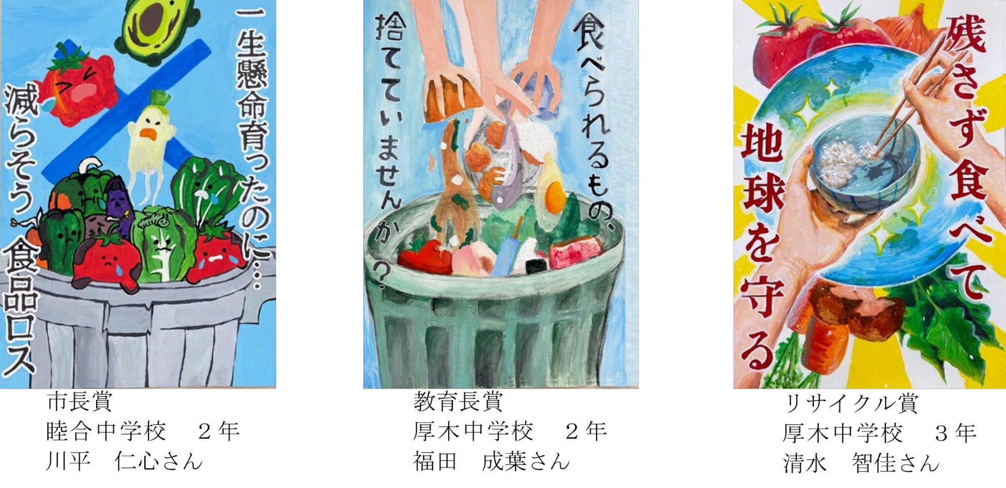 中学校の部の受賞作品
