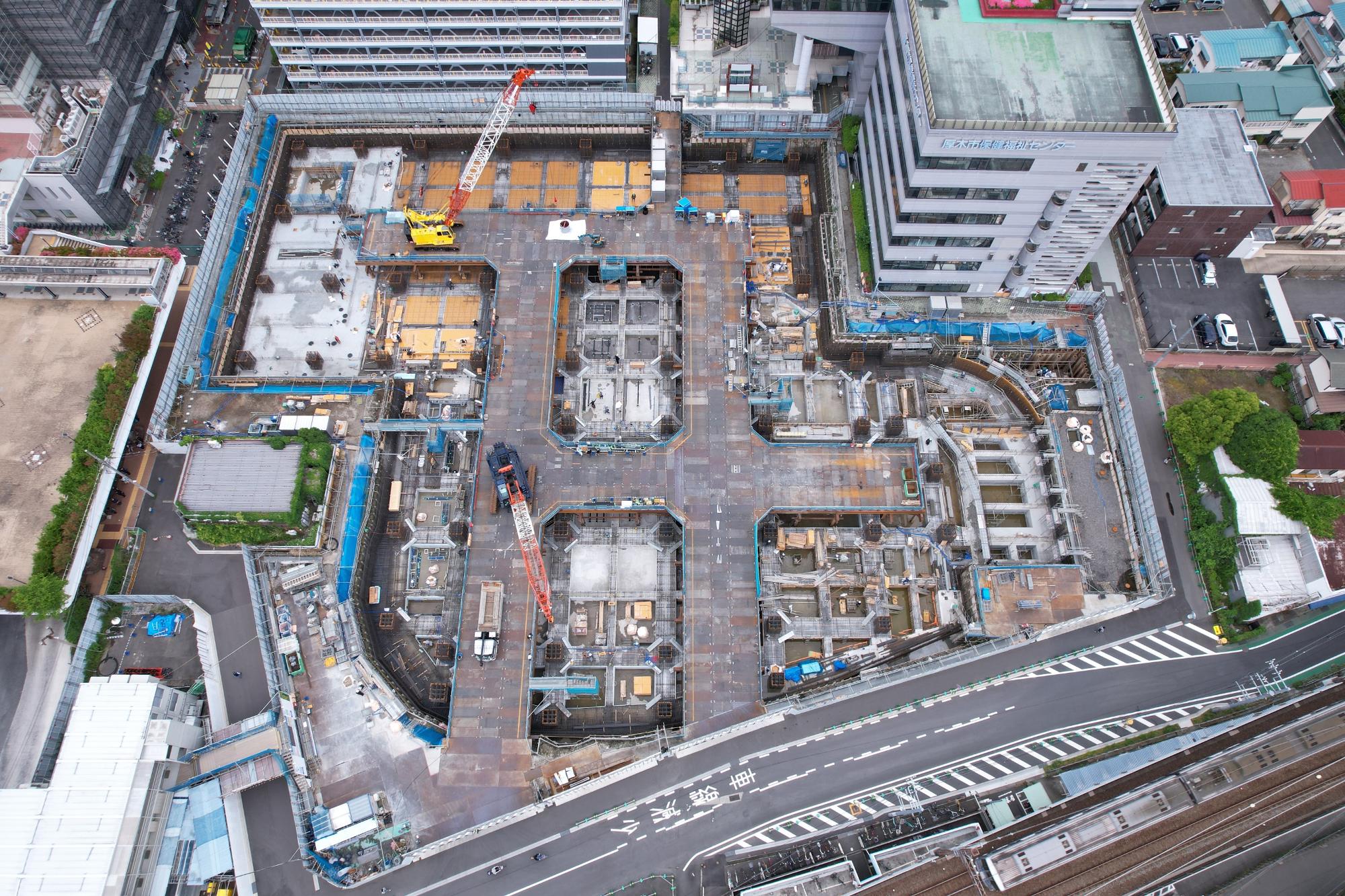 上空90mから(真上から)
