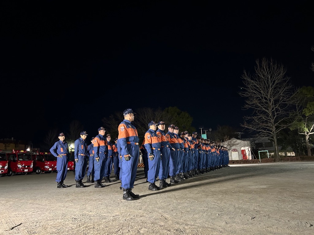 歳末火災特別警戒集合