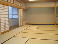畳が敷かれている和室の写真