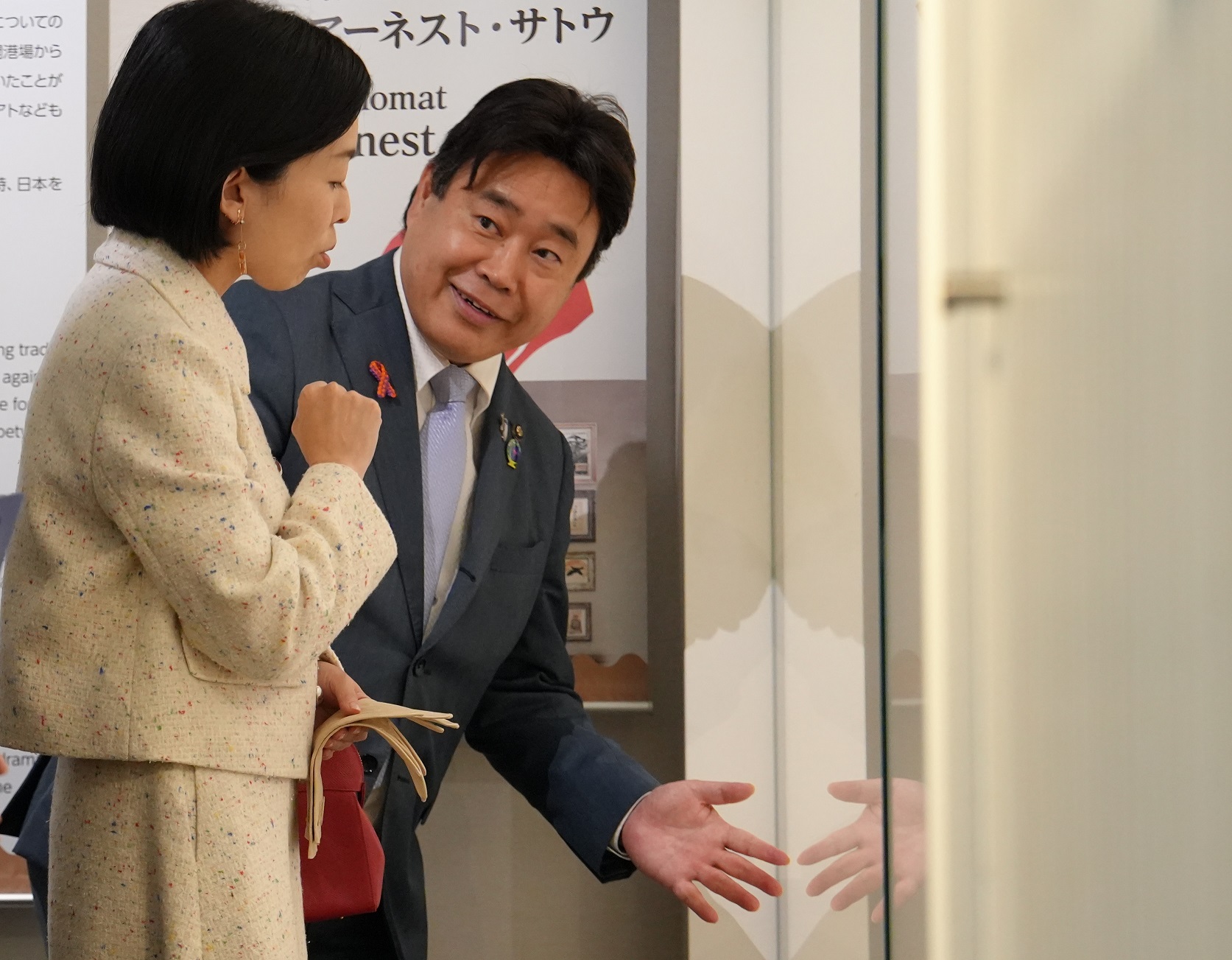 彬子女王殿下見学の様子