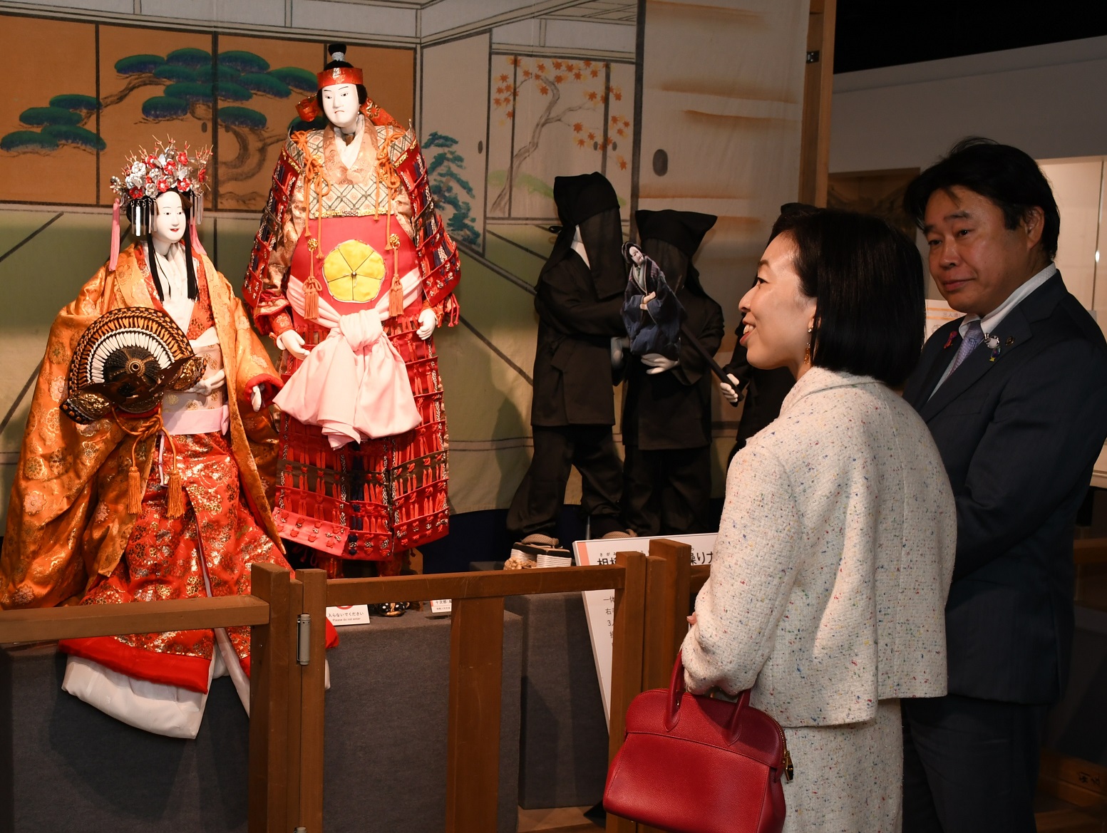 彬子女王殿下見学の様子