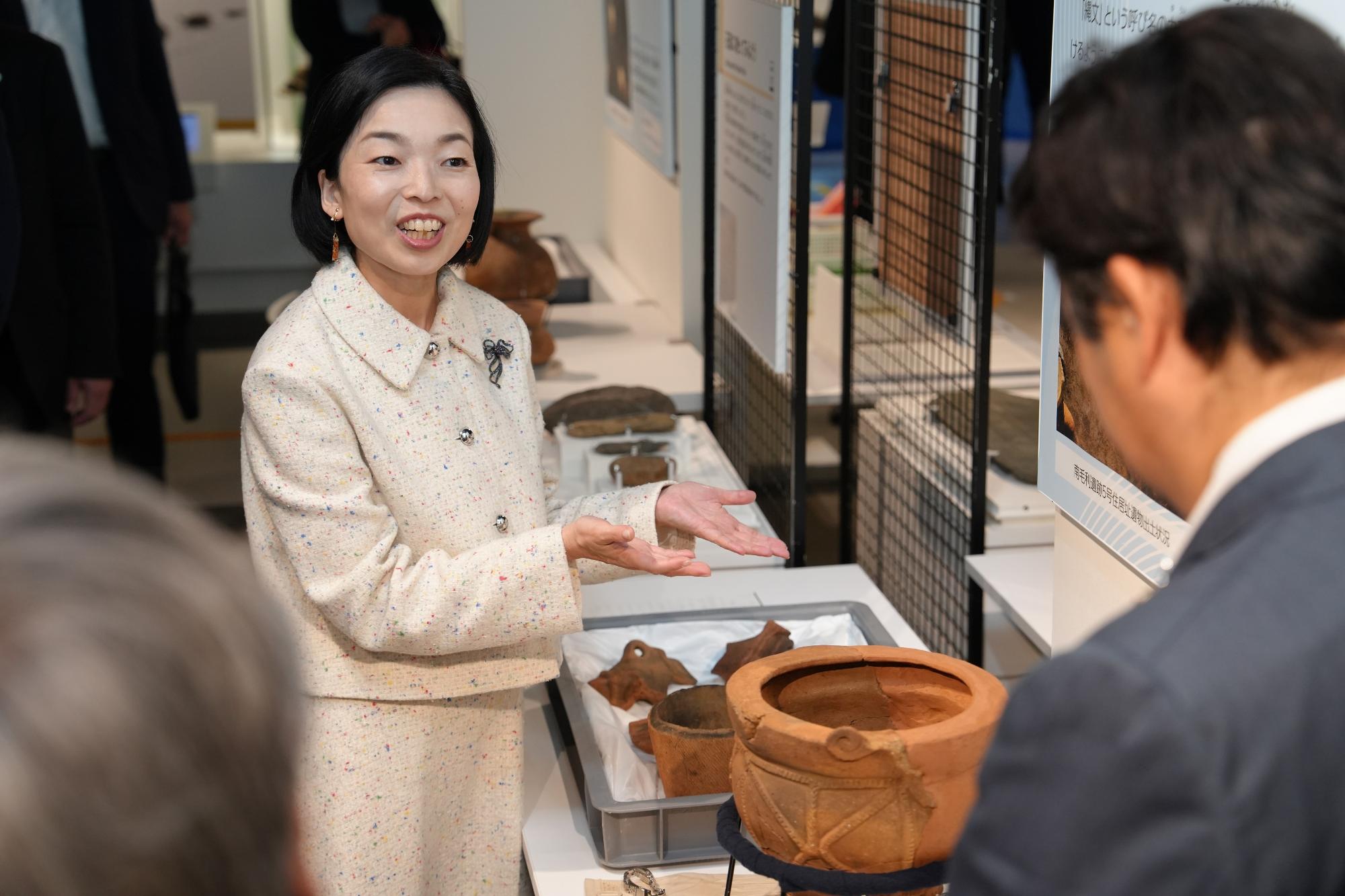 彬子女王殿下見学の様子