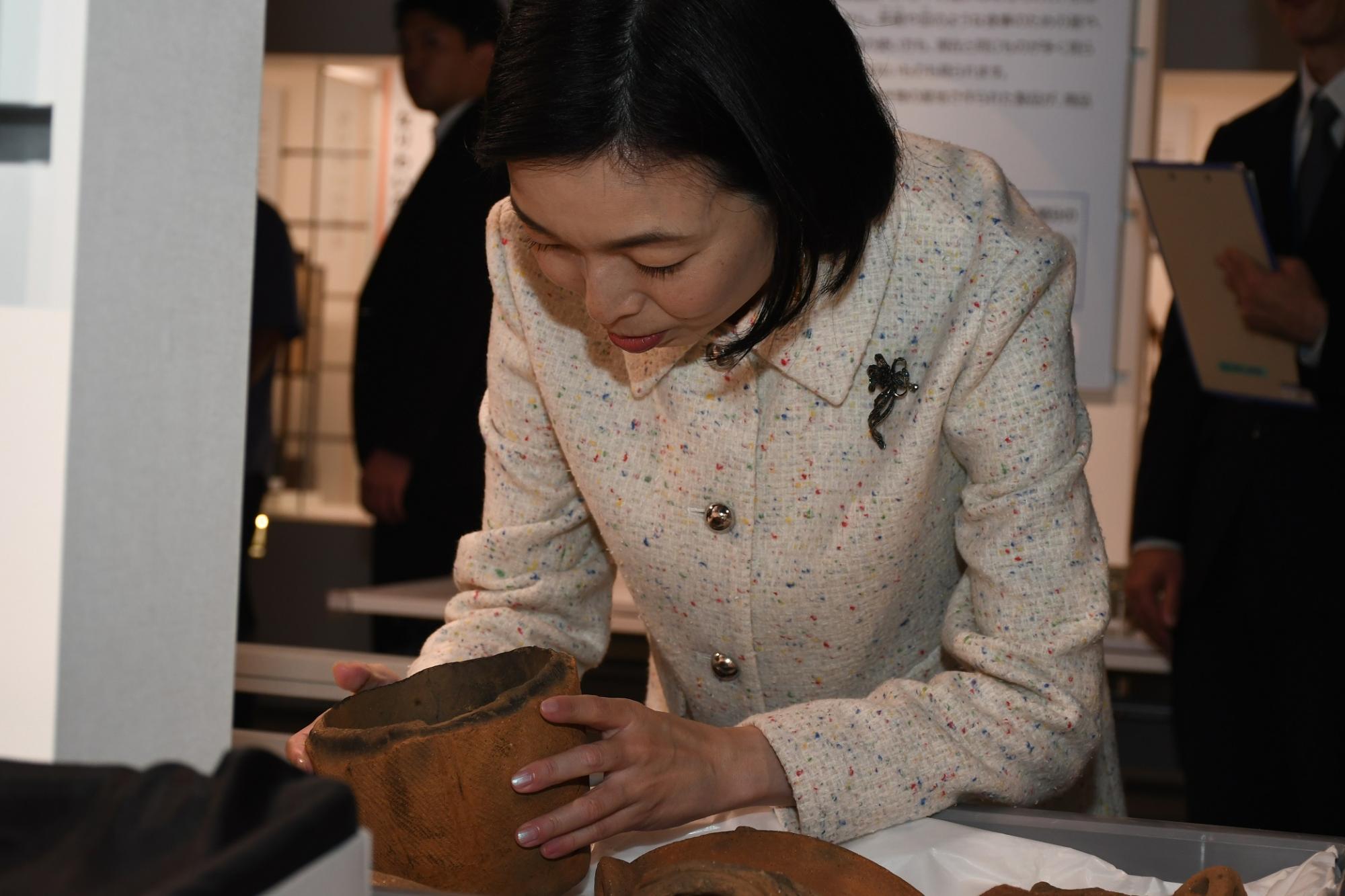 彬子女王殿下見学の様子