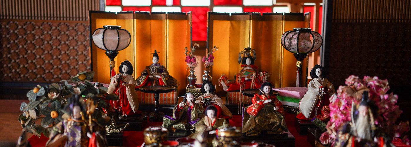 古民家岸邸のひなまつり