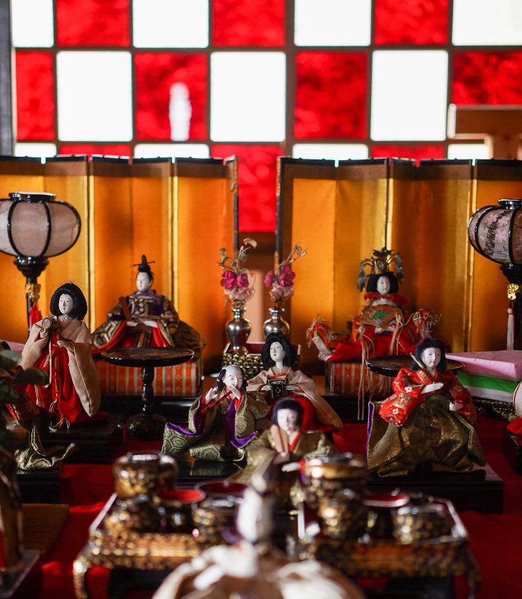 古民家岸邸のひなまつり