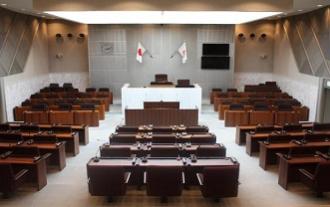 市議会の議場の画像