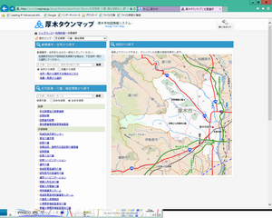 厚木地図情報マップの検索画像