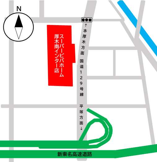 周辺地図ビバホーム
