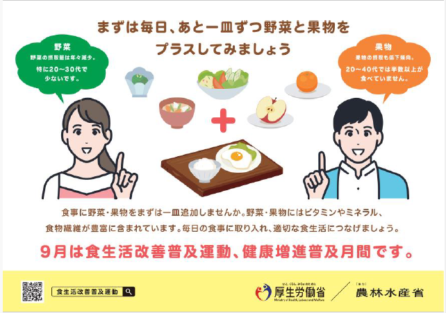 食生活改善普及運動月間2025