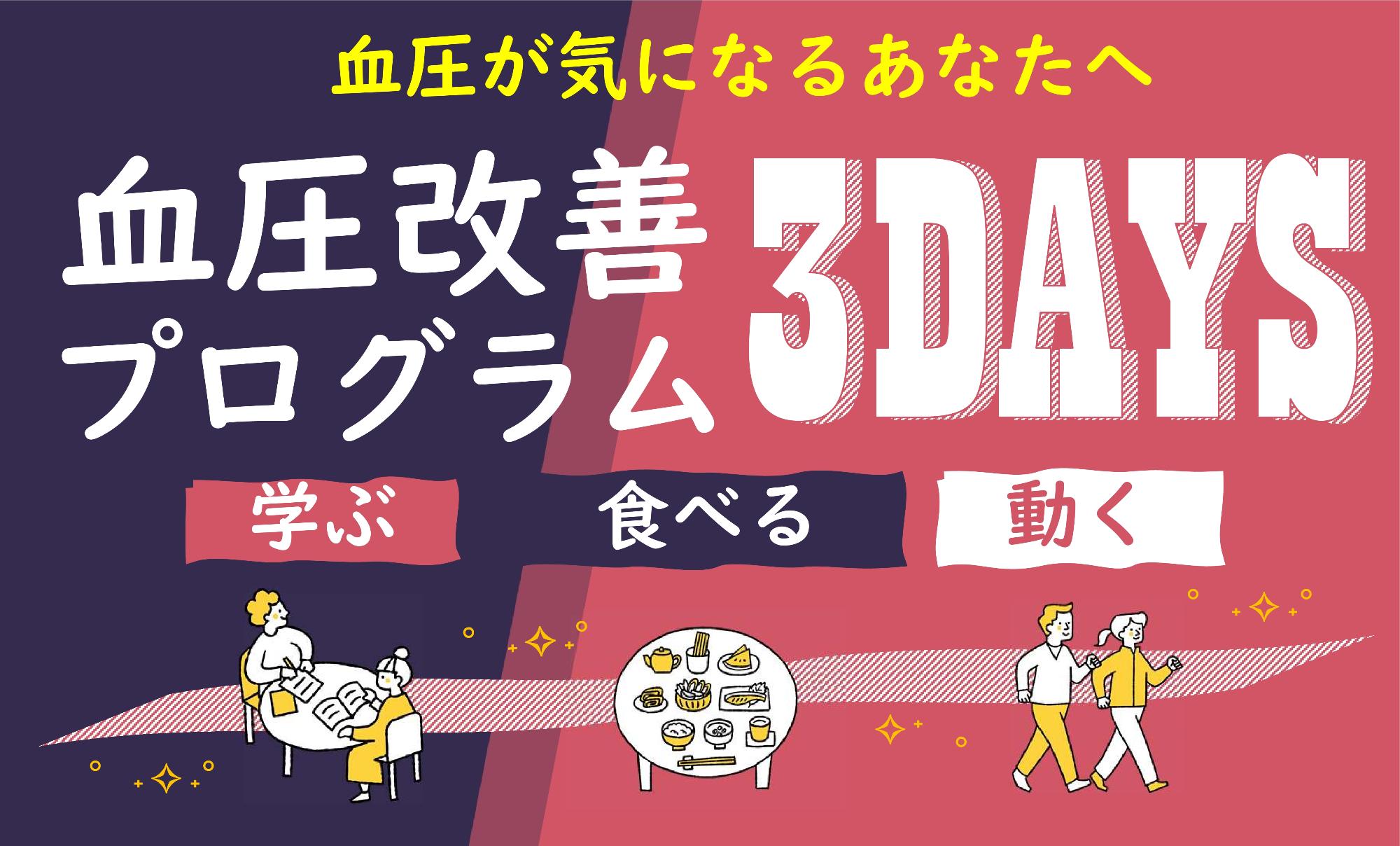 血圧改善3DAYSプログラム紹介画像