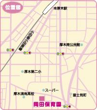 岡田保育園の地図