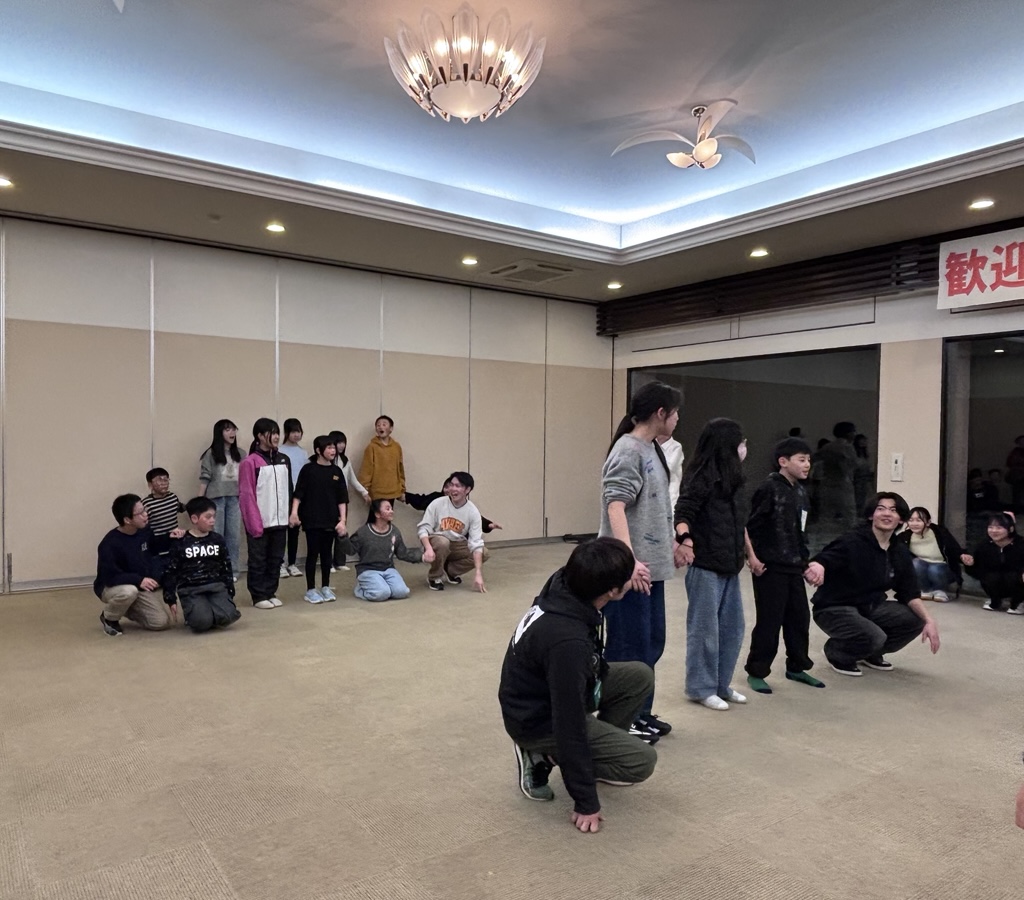 ジュニアリーダーによるゲーム遊び