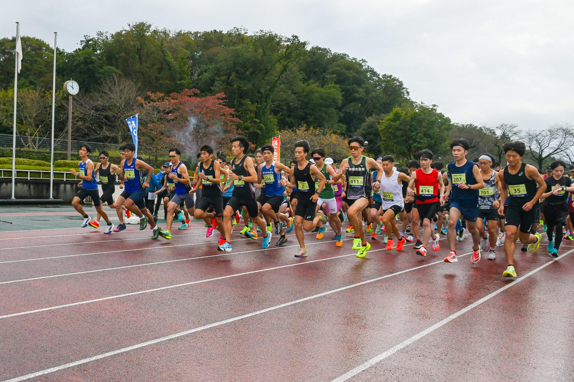 10km部門の選手たち