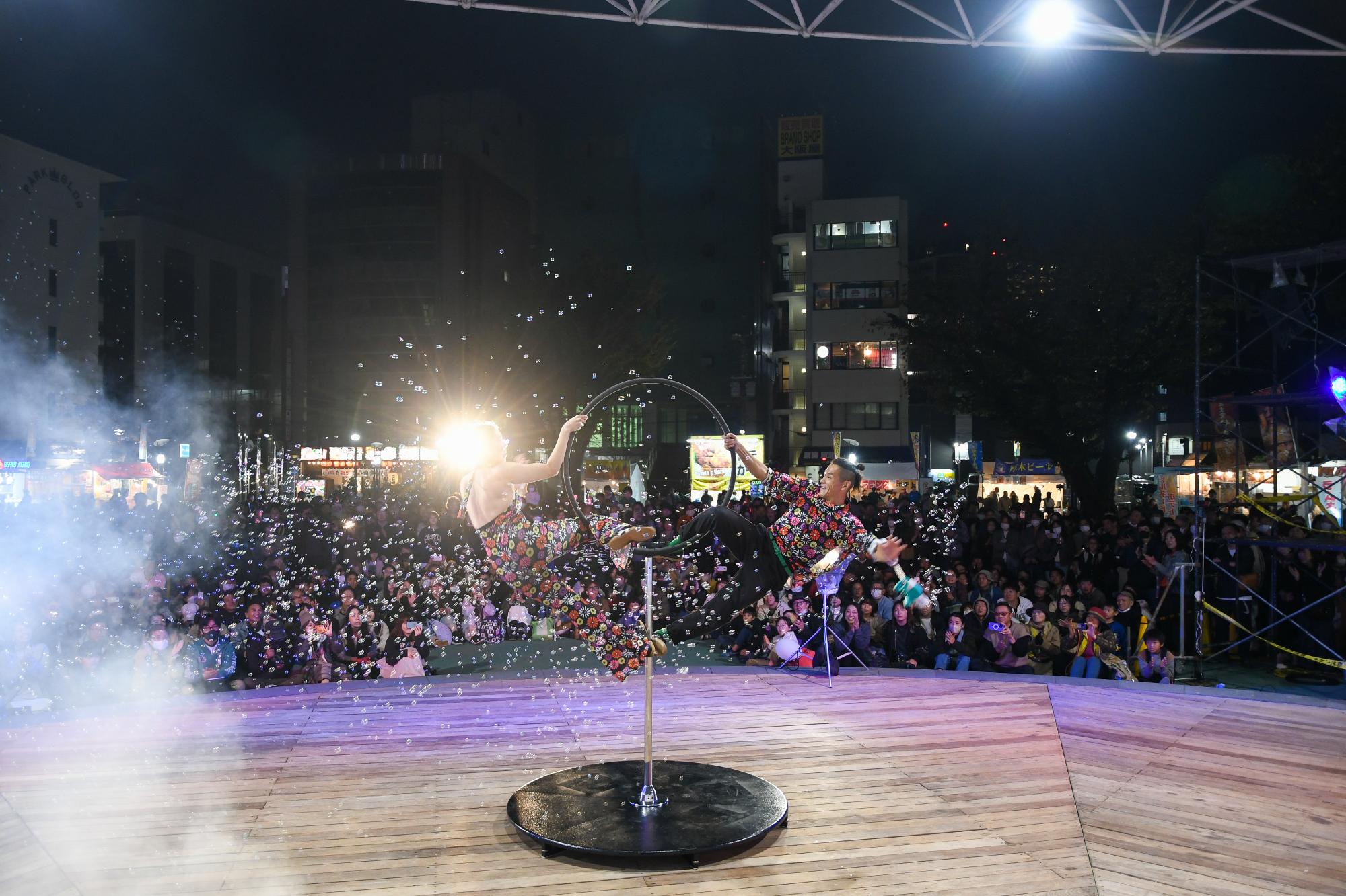 スペシャルナイトショーの様子