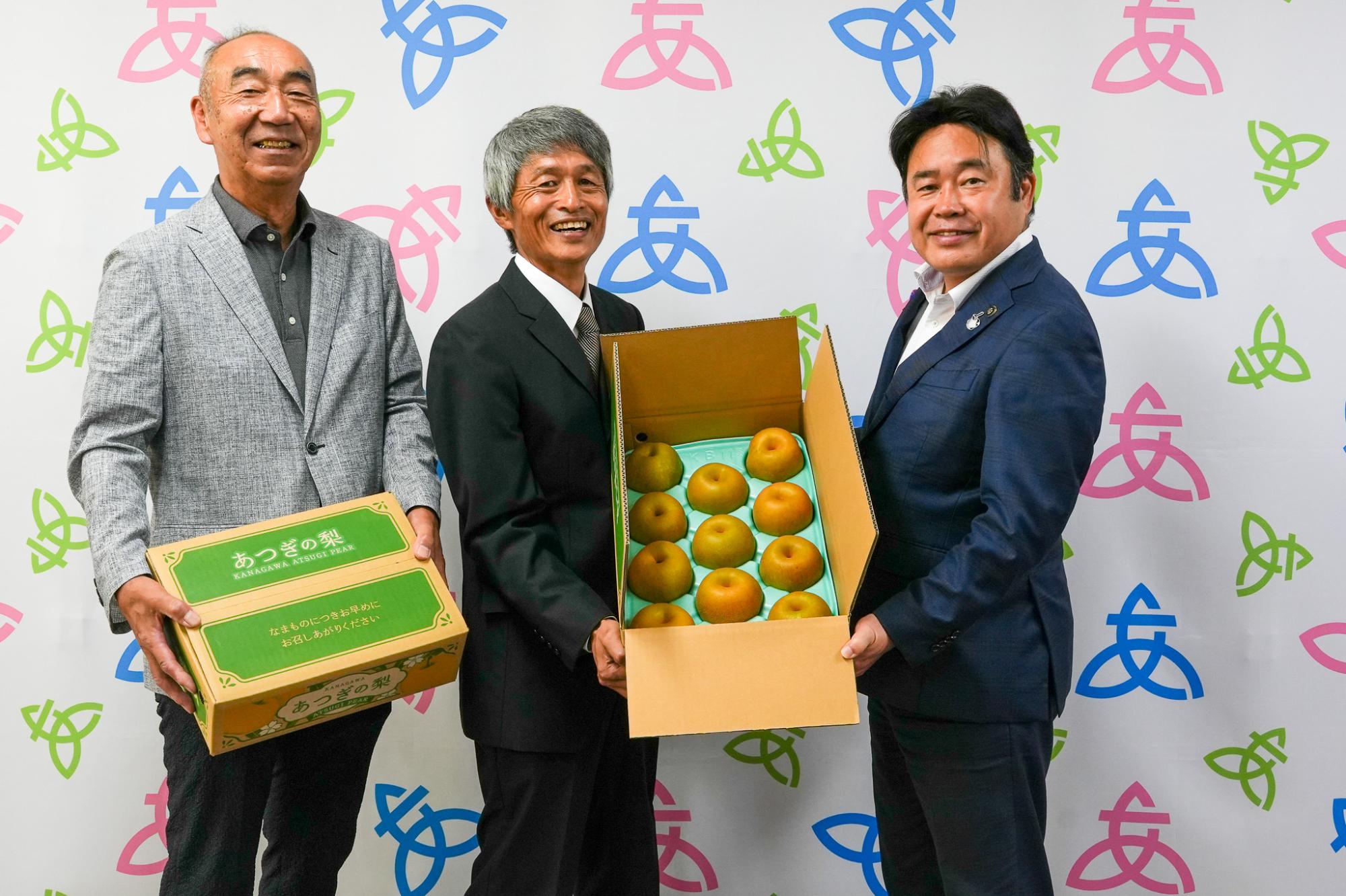 市内農家がナシの魅力をPR