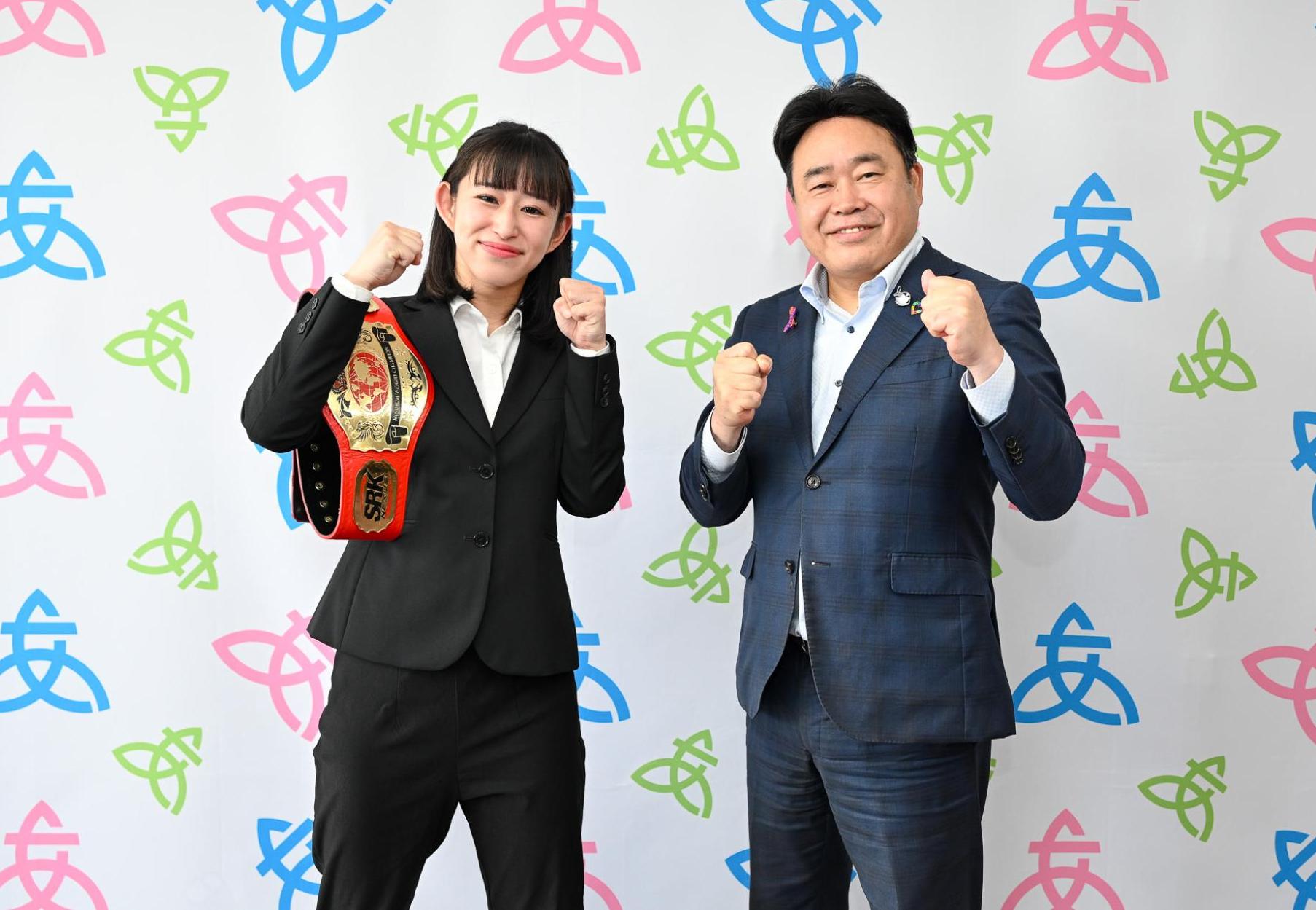 報告に訪れた寺田選手