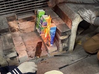 カートンドック調理中