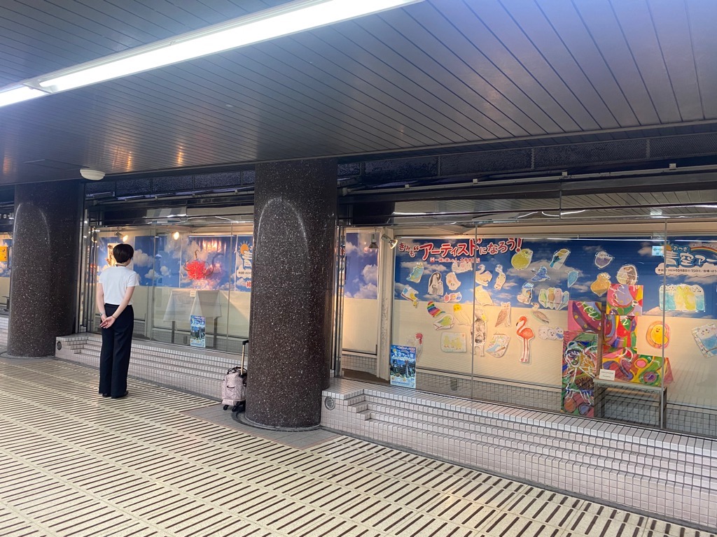 プレ青空アート展の様子