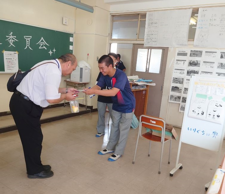 文化祭での啓発活動