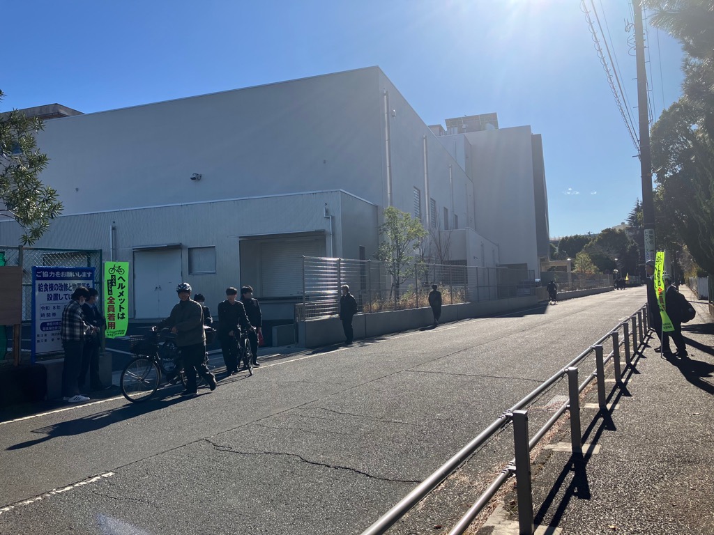 厚木王子高校 正門前啓発