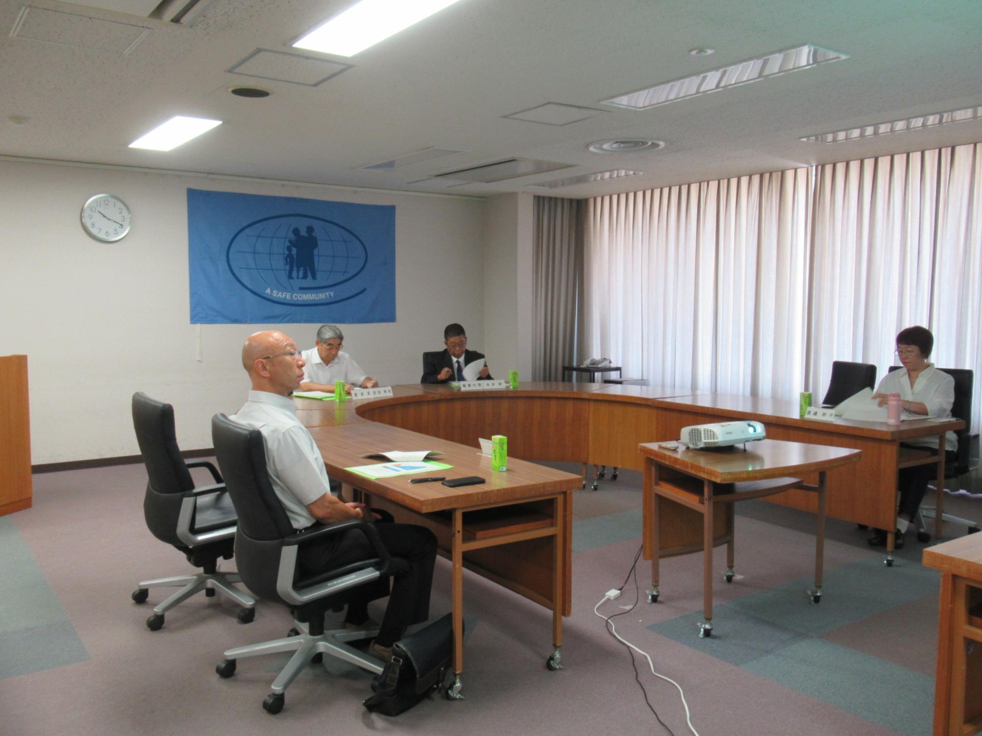 第1回セーフコミュニティ推進委員会の様子