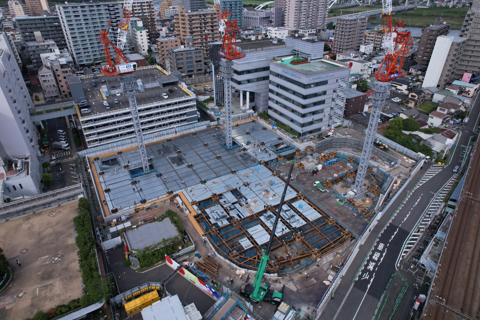 上空60mから（南西から）