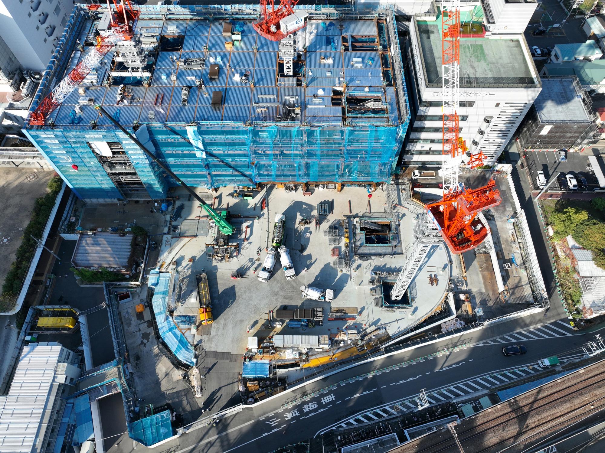 上空90mから（真上から）