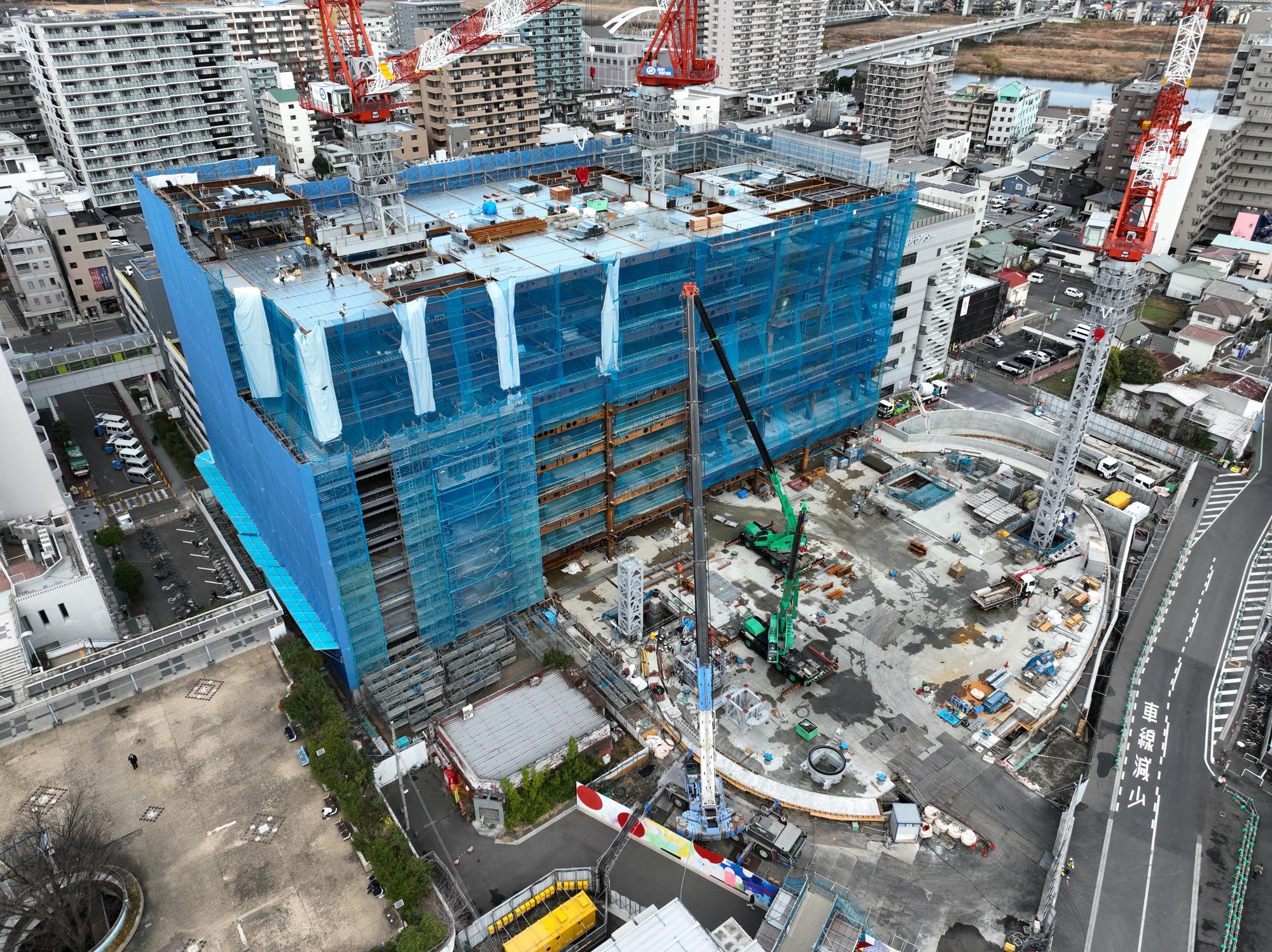 上空60mから（南西から）