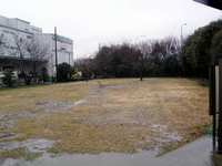 芝生が広がる坊西公園の写真