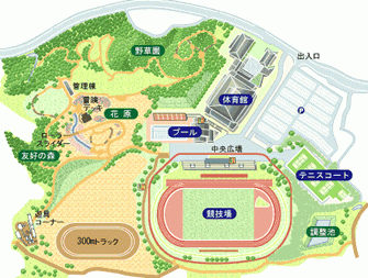荻野運動公園地図