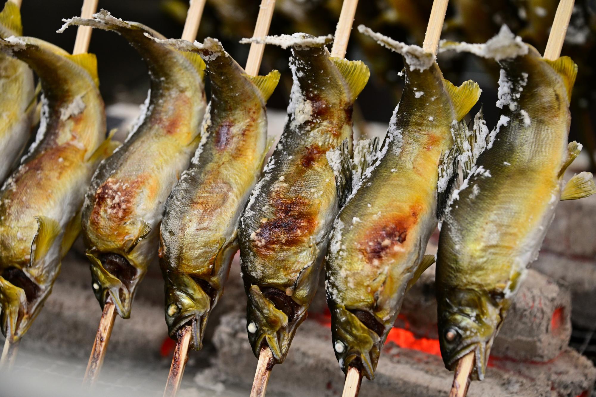 アユの塩焼き