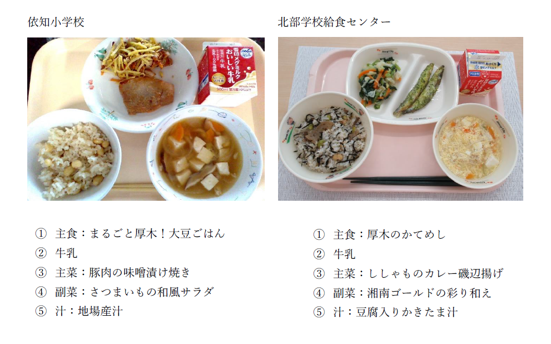 厚木市からエントリーした献立