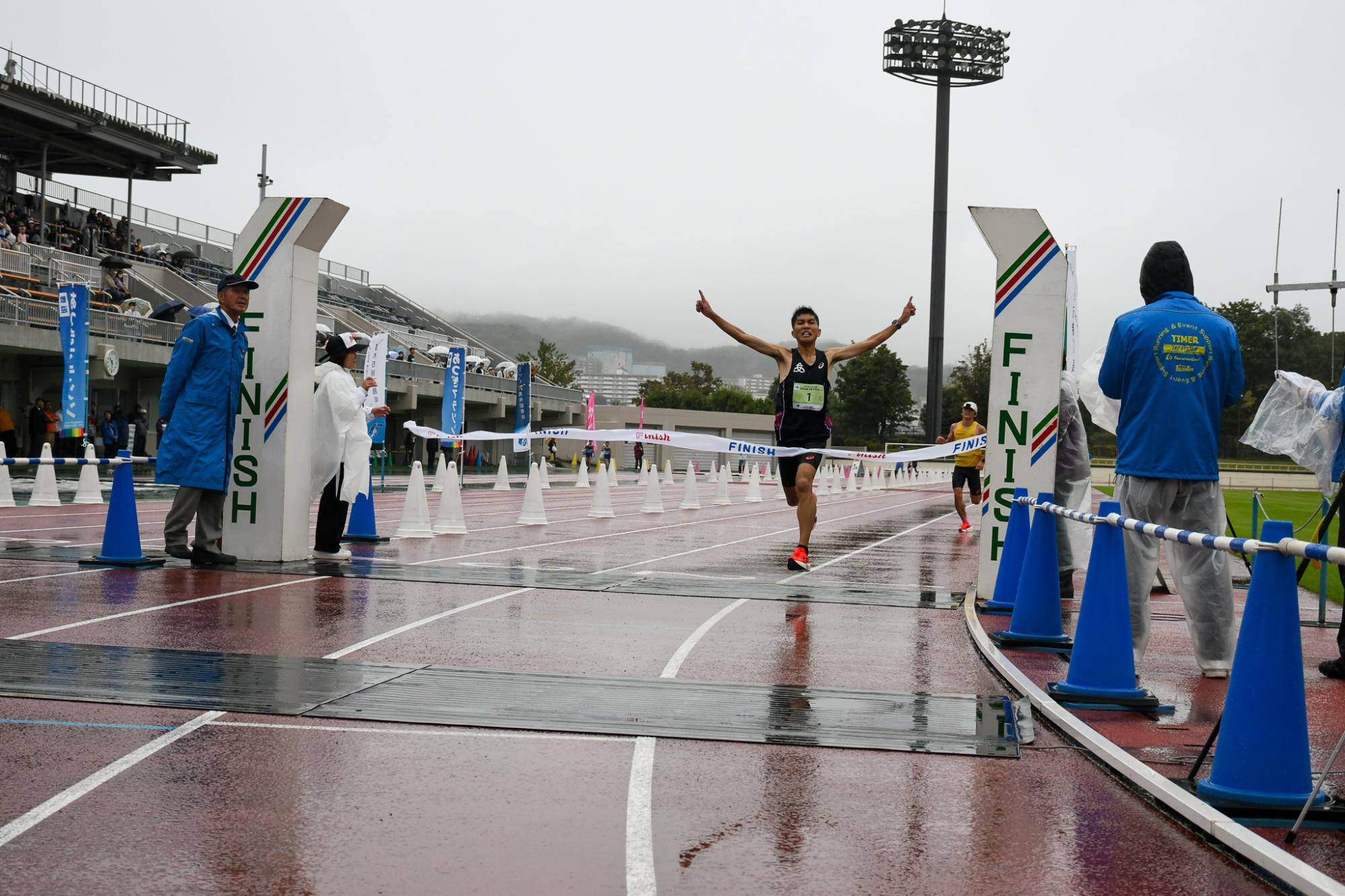 2025あつぎマラソン10kmフィニッシュ