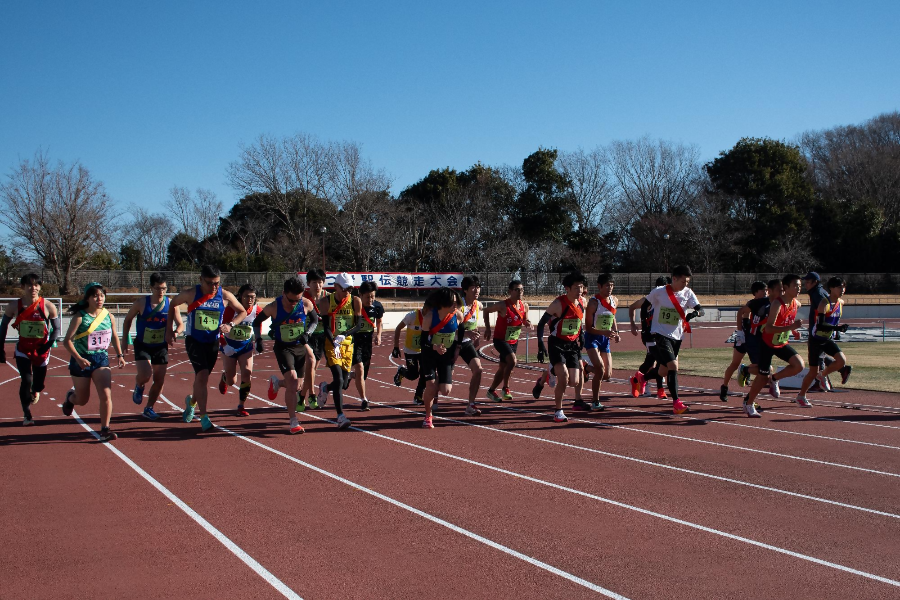 あつぎ駅伝スタート