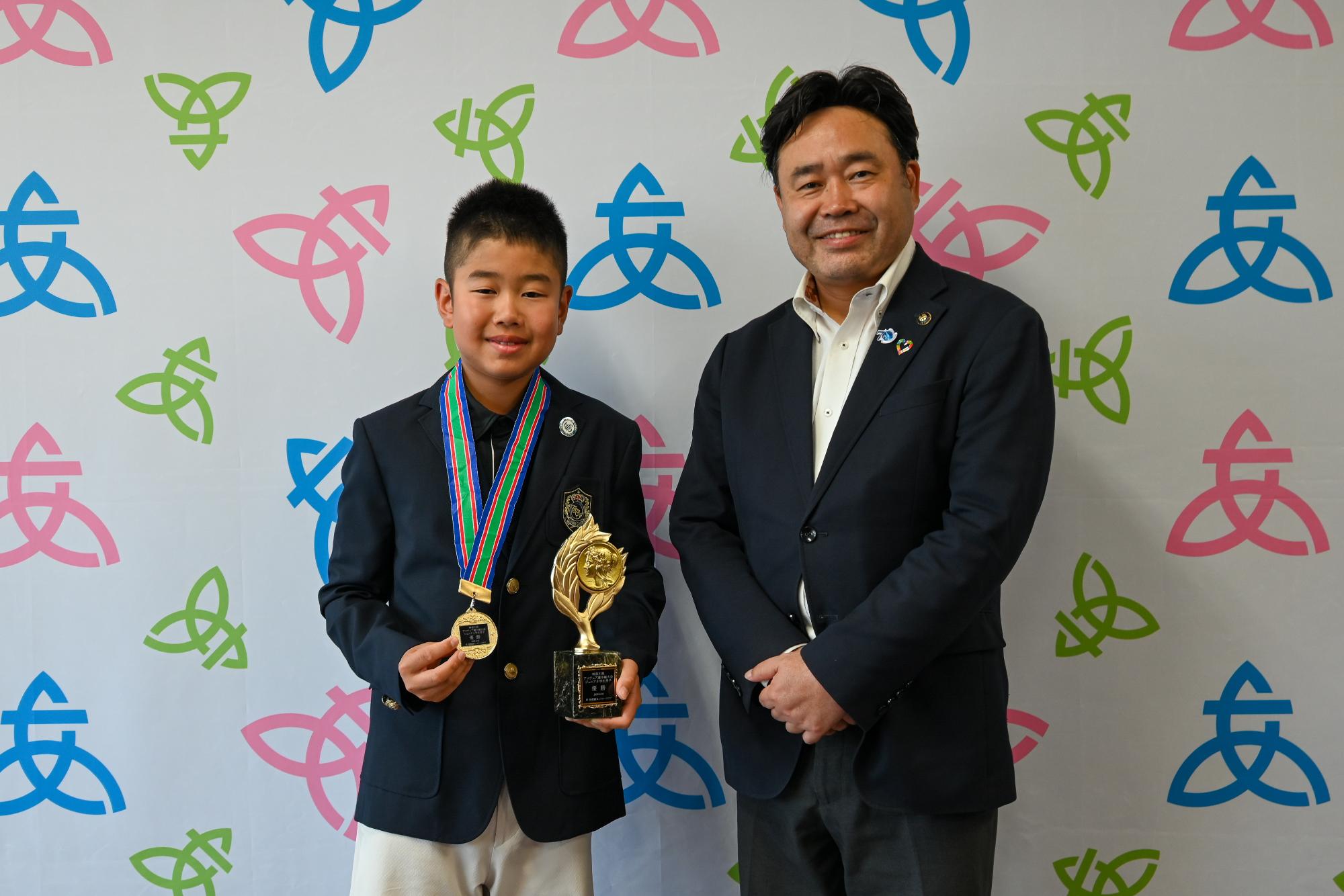 村上蓮さん表敬訪問