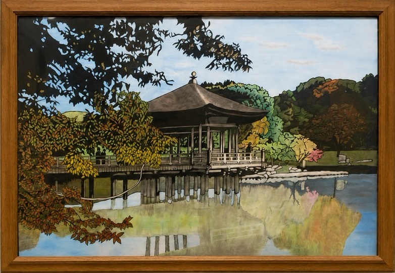 「浮見堂（奈良）」渡邊 孝行