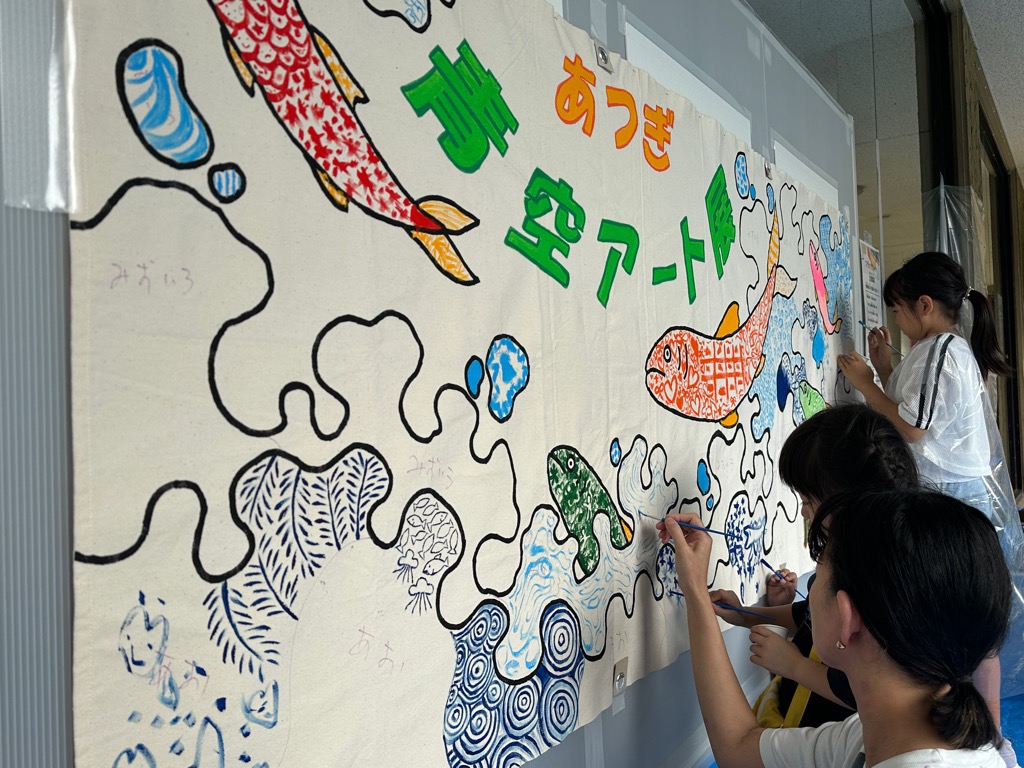 ワークショップ「みんなで描こうフラッグアート」